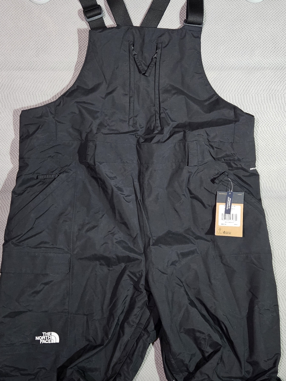 The North Face Black Waterproof Womens Plus Freedom Bib Snow Pants 3XL